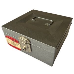 Vintage Hamilton-Scotch Porta-Check-File Metal Box